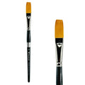Trekell Golden Taklon #16 Flat Brush -  Short Handle Trekell Art Supplies