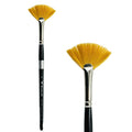 Trekell Golden Taklon #4 Fan Brush -  Short Handle Trekell Art Supplies