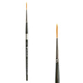 Trekell Golden Taklon #5/0 Script/Rigger Brush -  Short Handle Trekell Art Supplies