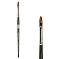 Trekell Golden Taklon #6 Cat's Tongue Brush -  Short Handle Trekell Art Supplies