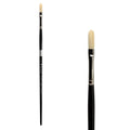 Trekell Hog Bristle Long Handle Artist Brush - Size #2 Long Filbert Trekell Art Supplies