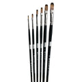 Trekell Legion Complete Filbert Brush Set - Long Handle Trekell Art Supplies
