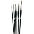 Trekell Legion Complete Round Brush Set - Long Handle Trekell Art Supplies