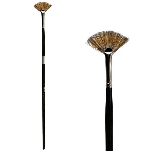 Trekell Legion #0 Fan Brush - Long Handle Trekell Art Supplies