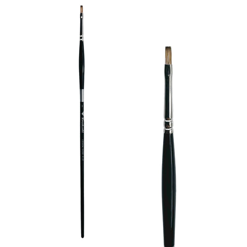 Trekell Legion #0 Flat Brush - Long Handle Trekell Art Supplies