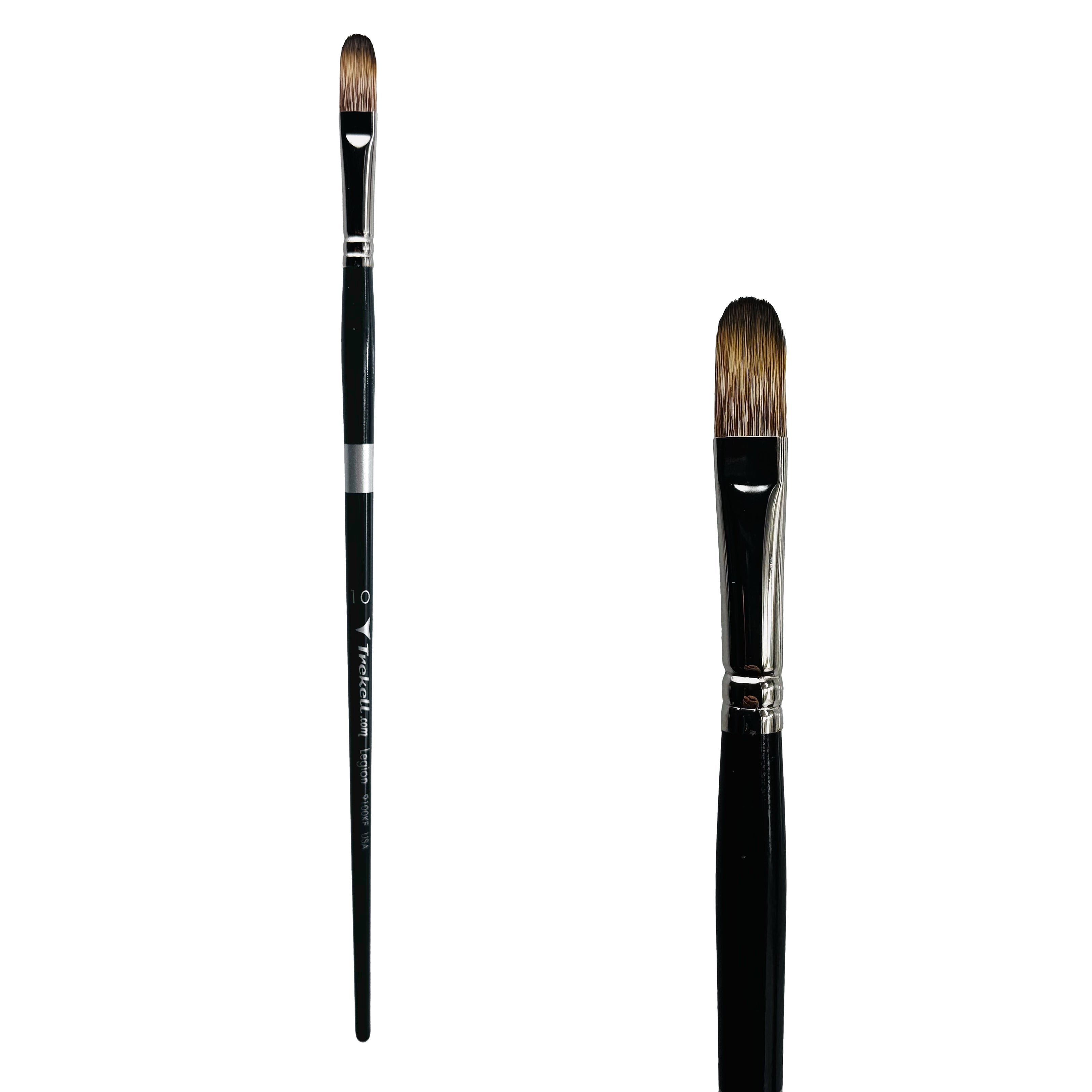 Trekell Legion #10 Filbert Brush - Long Handle Trekell Art Supplies