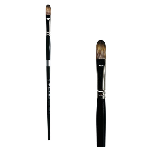 Trekell Legion #10 Filbert Brush - Long Handle Trekell Art Supplies