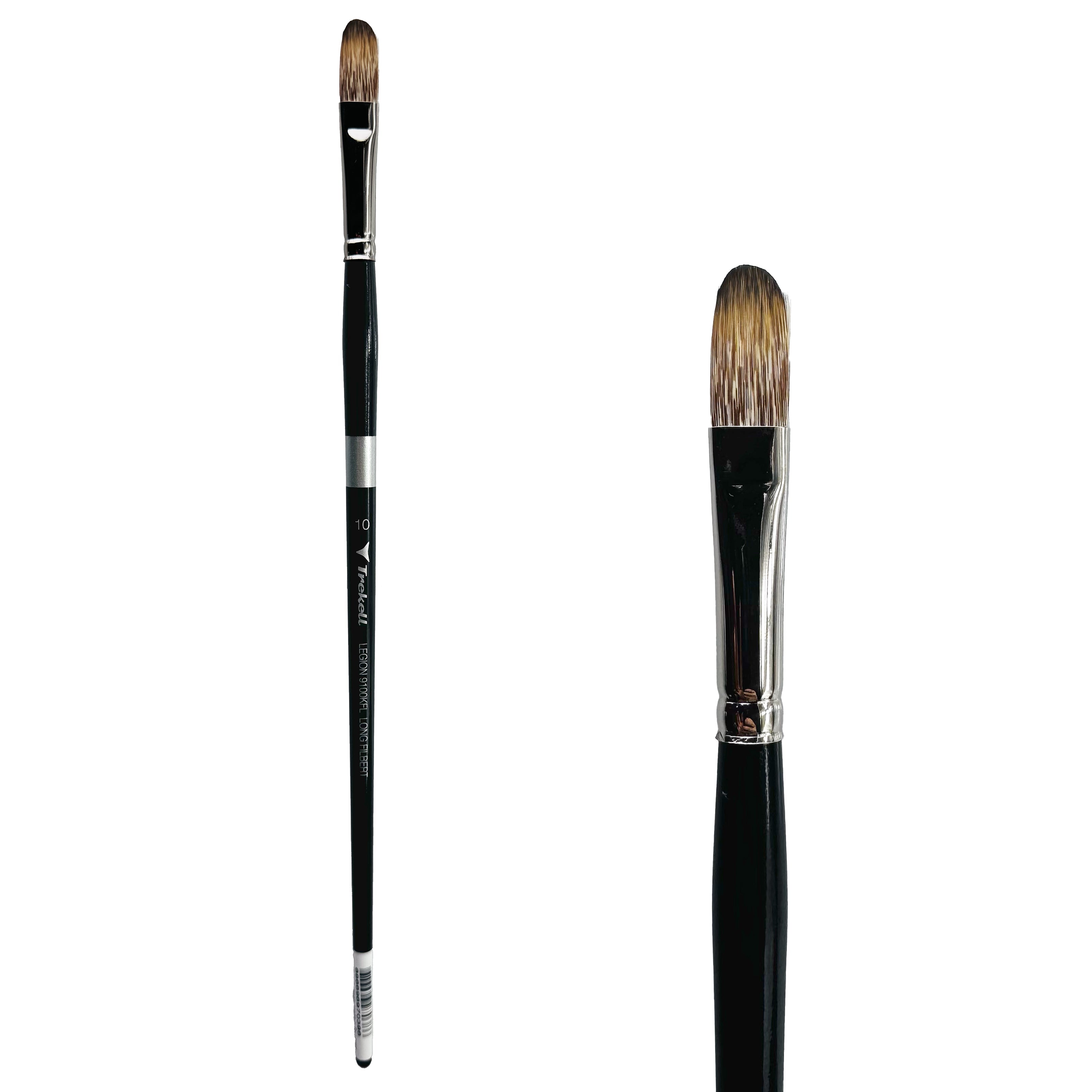 Trekell Legion #10 Long Filbert Brush - Long Handle Trekell Art Supplies