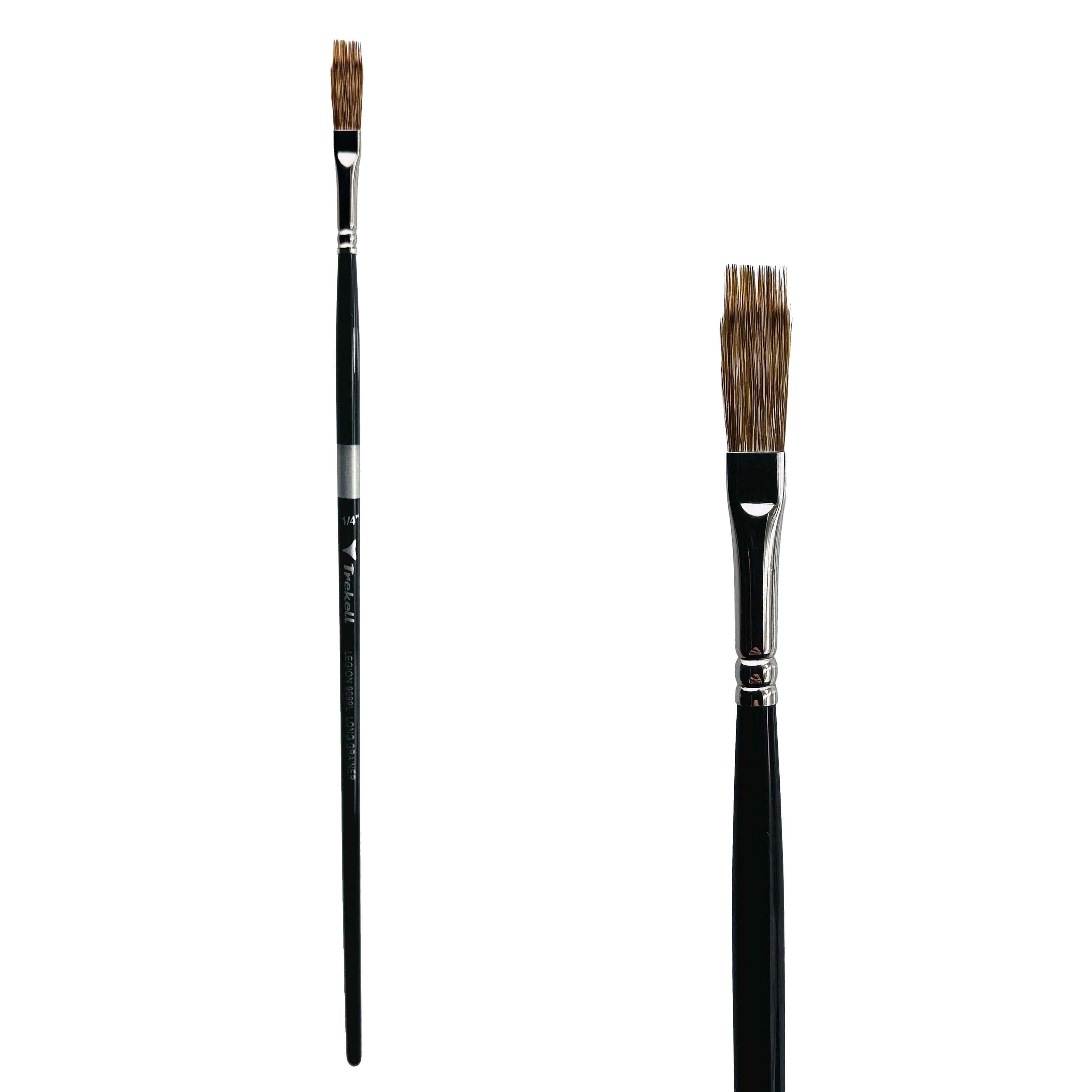 Trekell Legion 1/4" Long Grainer Brush - Long Handle Trekell Art Supplies