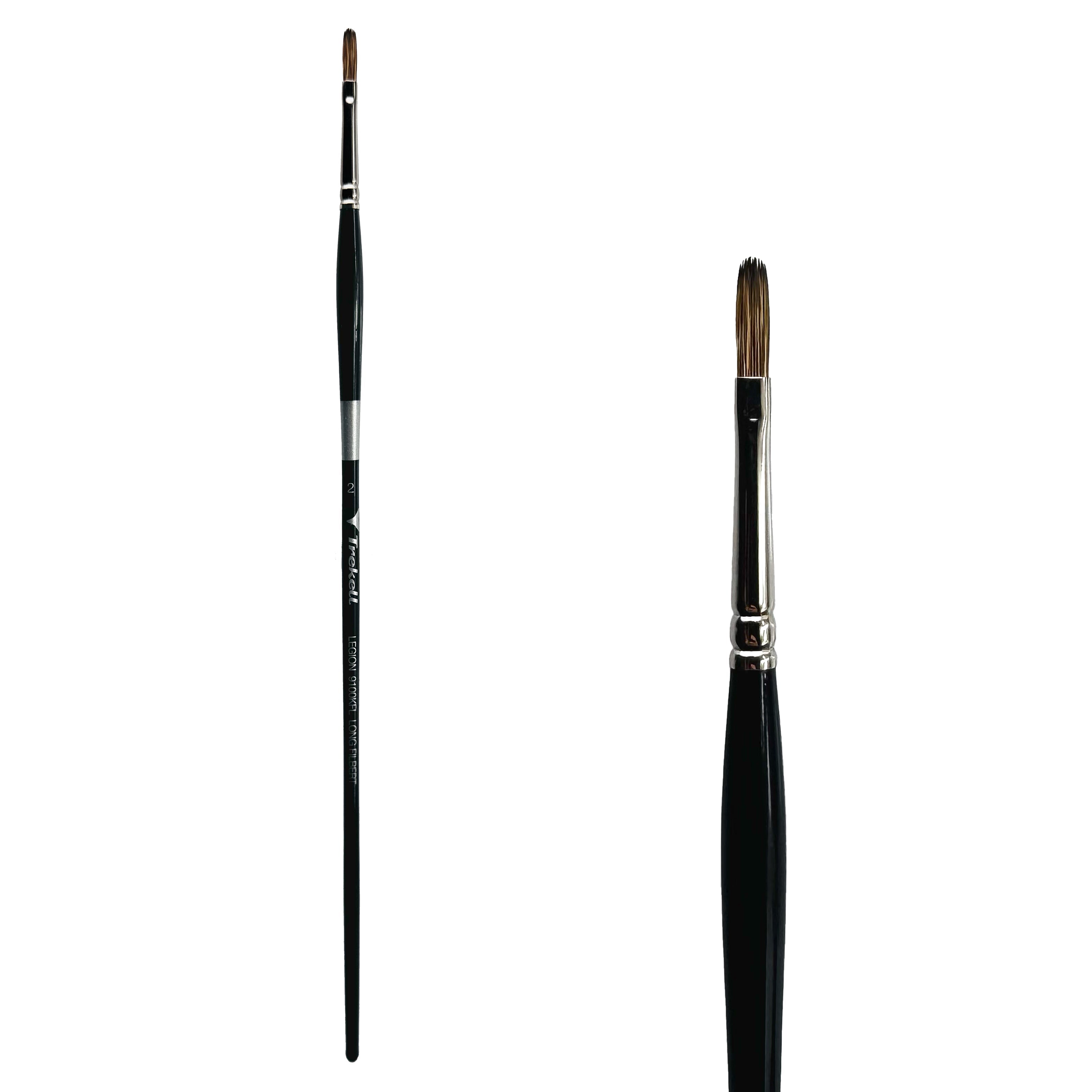 Trekell Legion #2 Long Filbert Brush - Long Handle Trekell Art Supplies