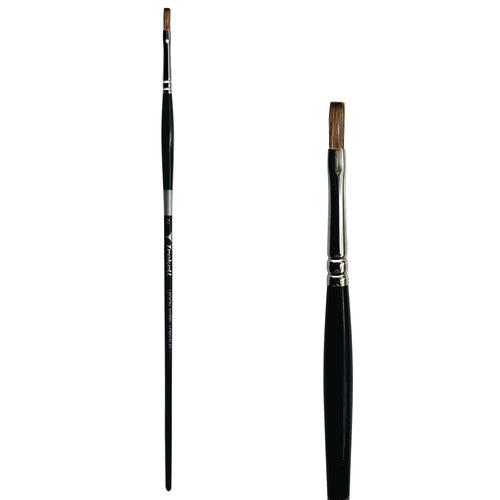 Trekell Legion #2 Long Flat Brush - Long Handle Trekell Art Supplies