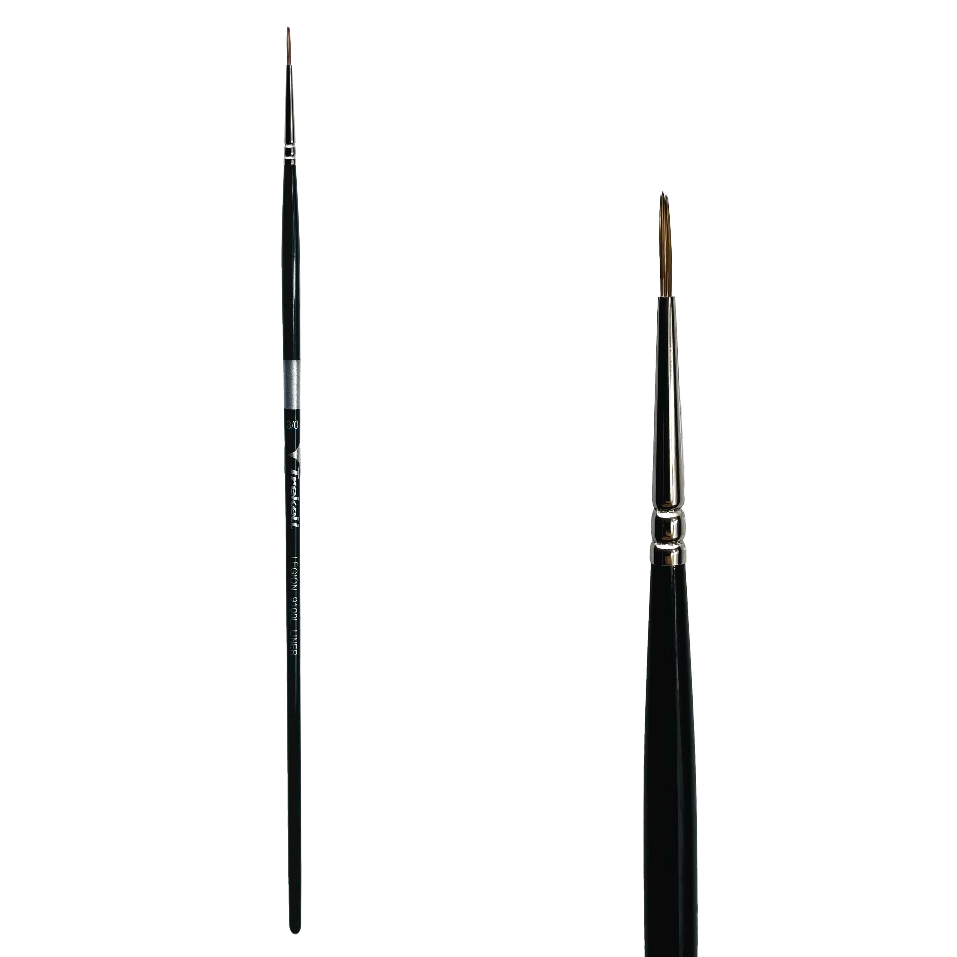 Trekell Legion #3/0 Liner Brush - Long Handle Trekell Art Supplies