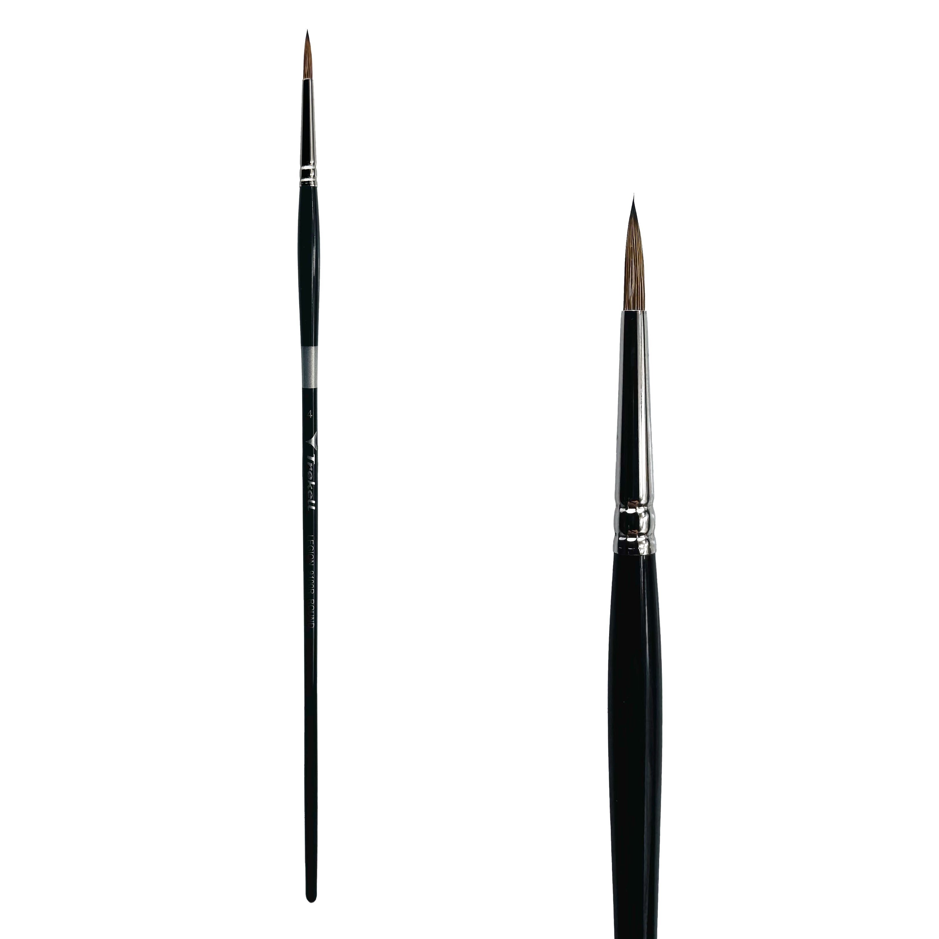 Trekell Legion #4 Round Brush - Long Handle Trekell Art Supplies