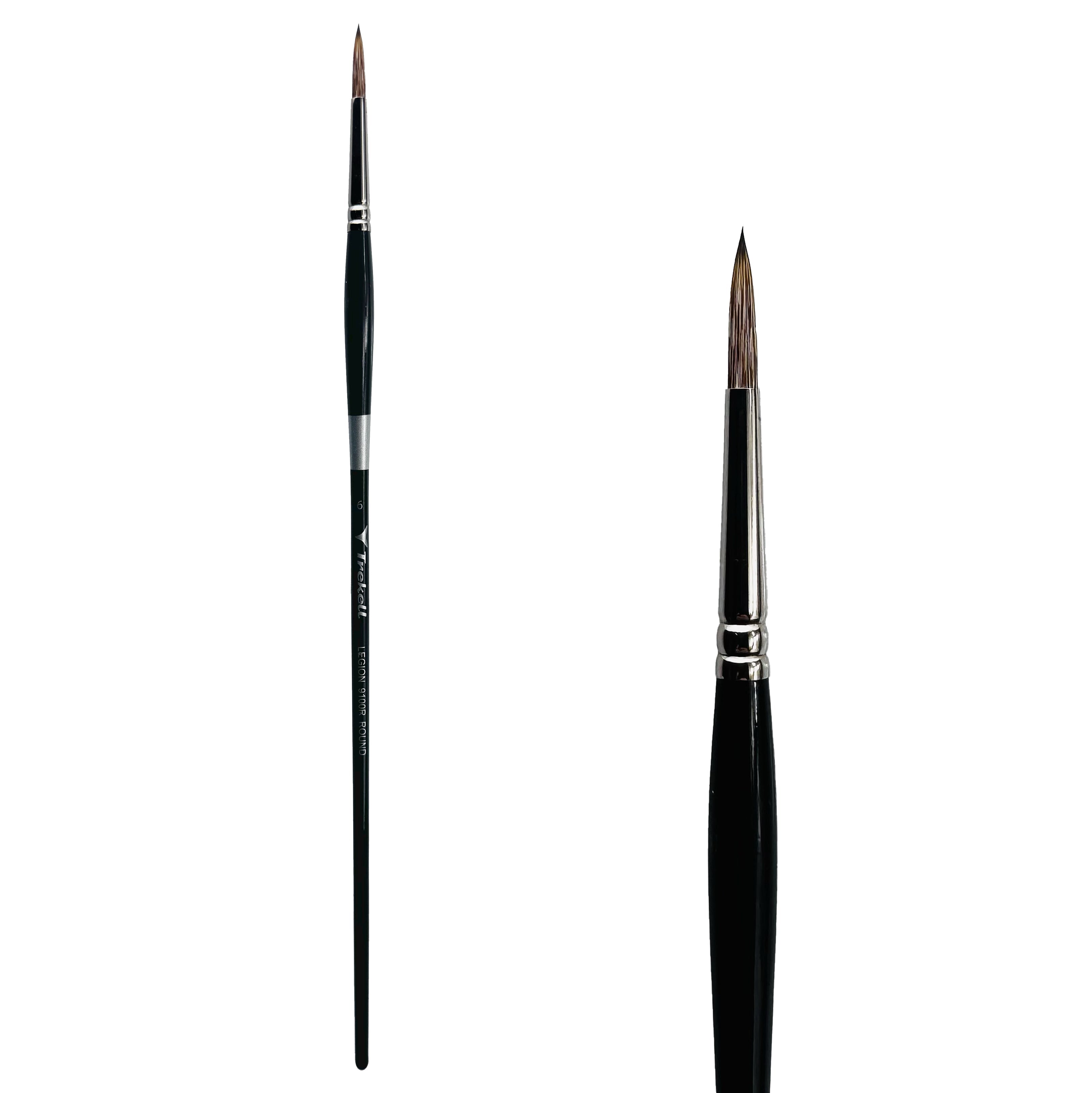 Trekell Legion #6 Round Brush - Long Handle Trekell Art Supplies
