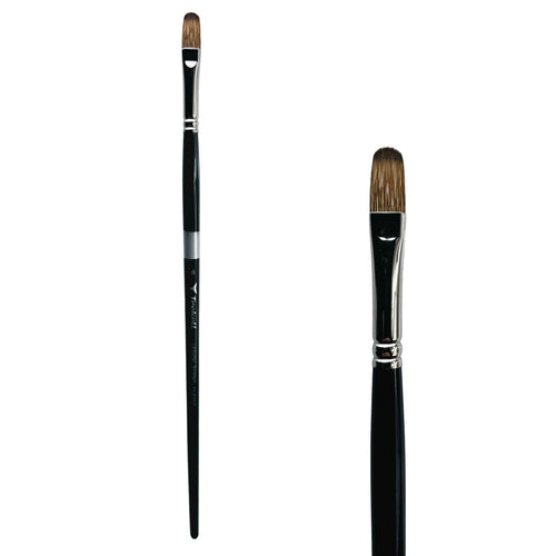 Trekell Legion #8 Filbert Brush - Long Handle Trekell Art Supplies