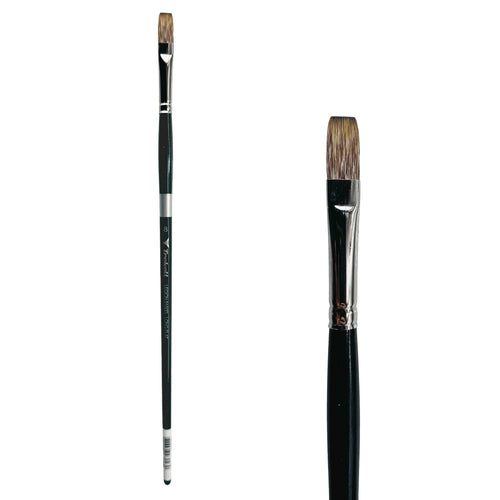 Trekell Legion #8 Long Flat Brush - Long Handle Trekell Art Supplies