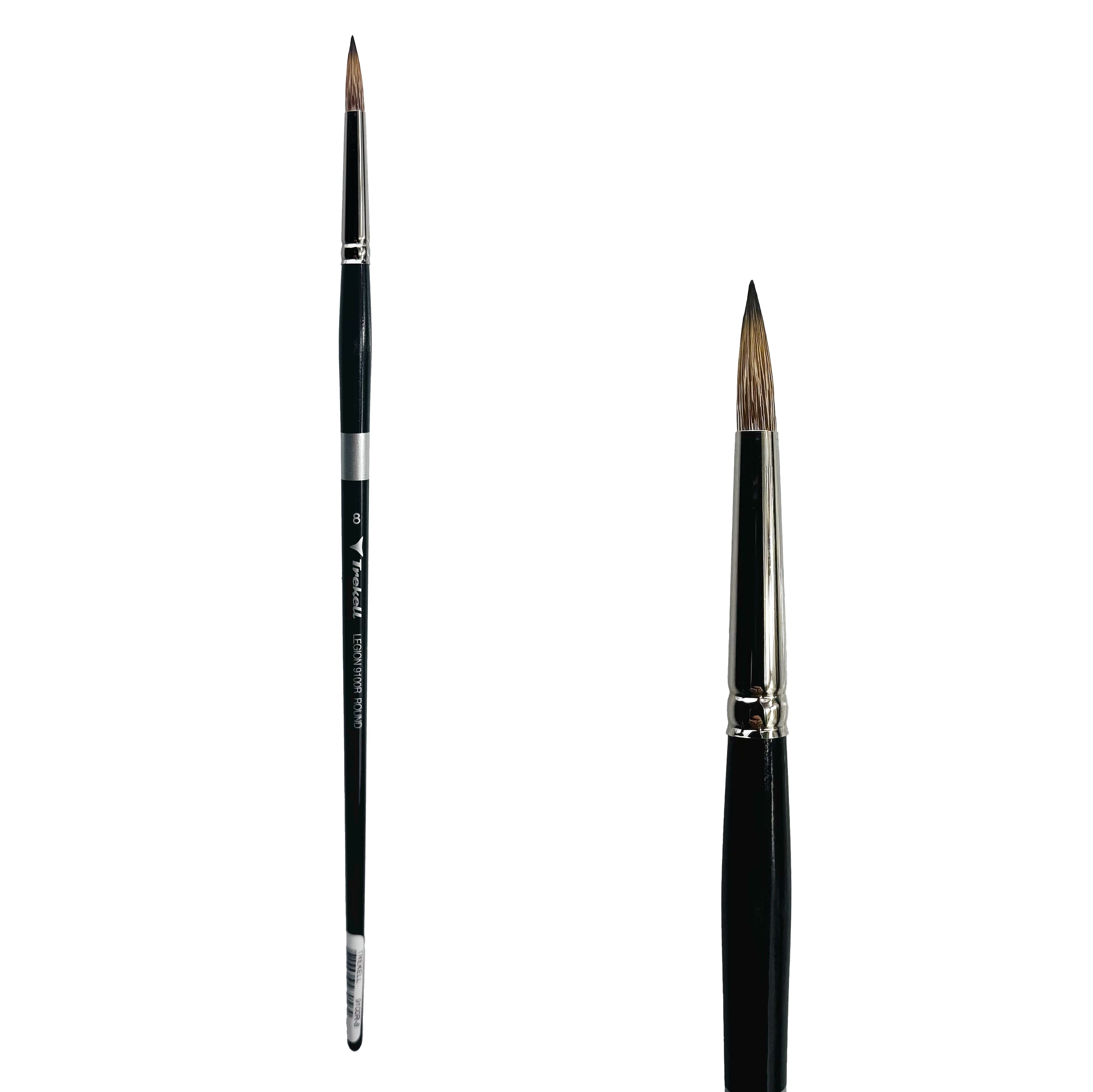 Trekell Legion #8 Round Brush - Long Handle Trekell Art Supplies