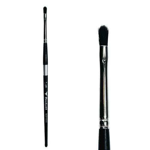 Trekell 1/8" Oval Mop Brush - Short Handle Trekell Art Supplies