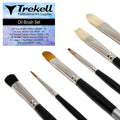 Trekell Oil Brush Set - Premium Artist Brushes for Oil Paint Trekell Art Supplies