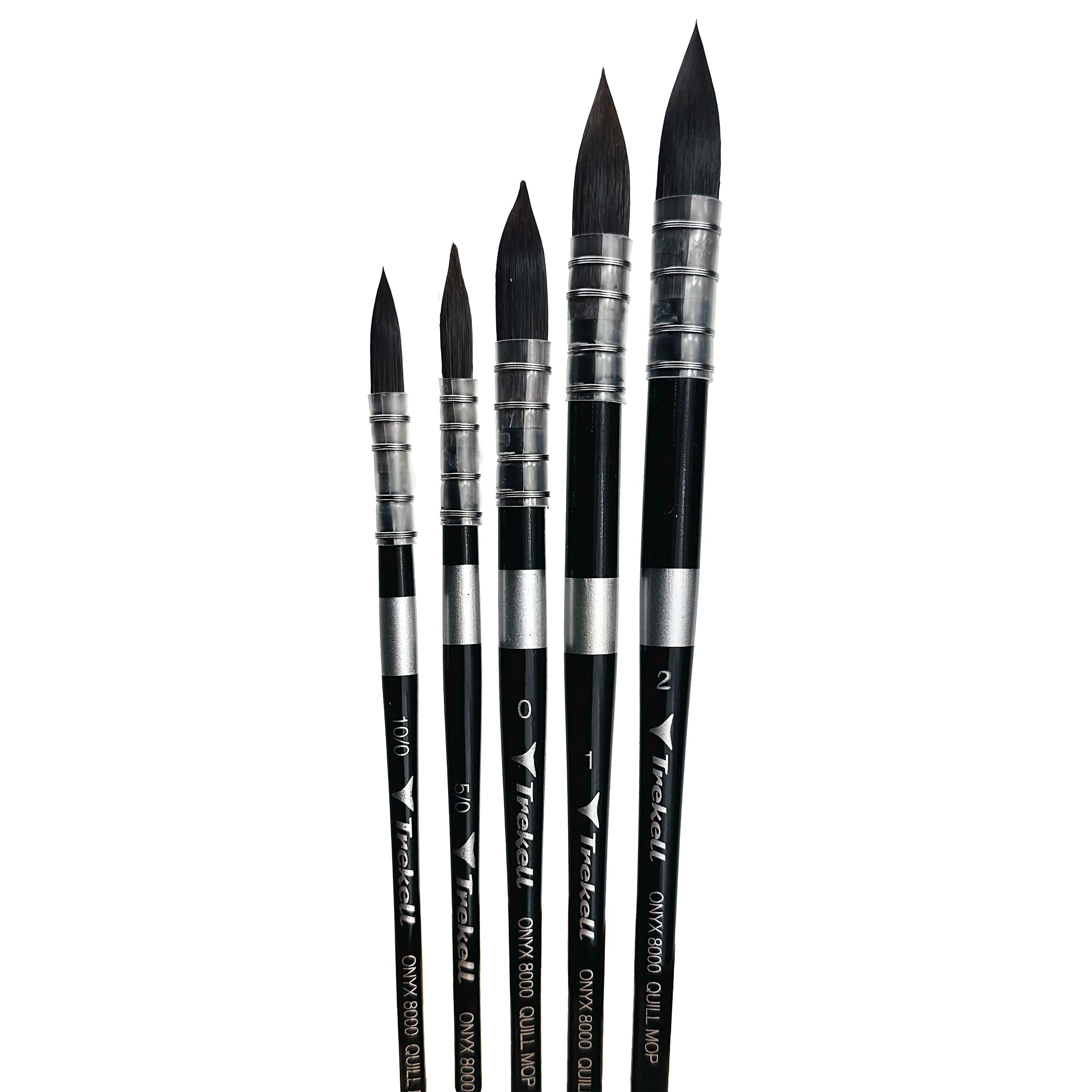 Trekell Complete Onyx Brush Set - Short Handle Trekell Art Supplies