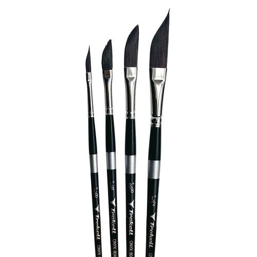 Trekell Onyx Complete Dagger Brush Set - Short Handle Trekell Art Supplies