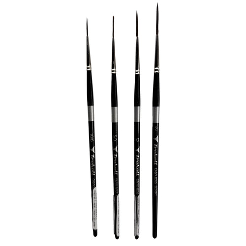 Trekell Onyx Complete Script/Rigger Brush Set - Short Handle Trekell Art Supplies