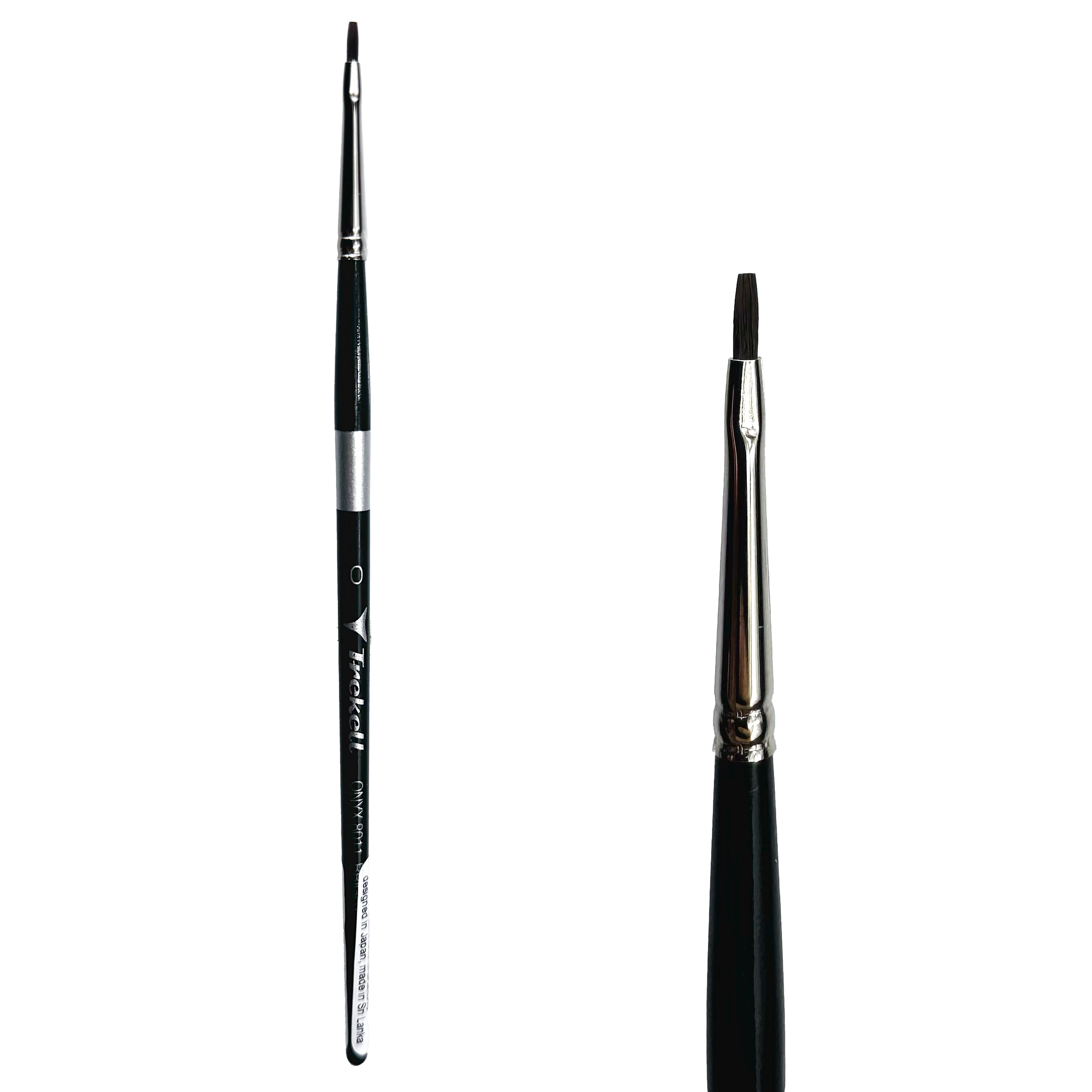 Trekell Onyx #0 Bright Brush - Short Handle Trekell Art Supplies