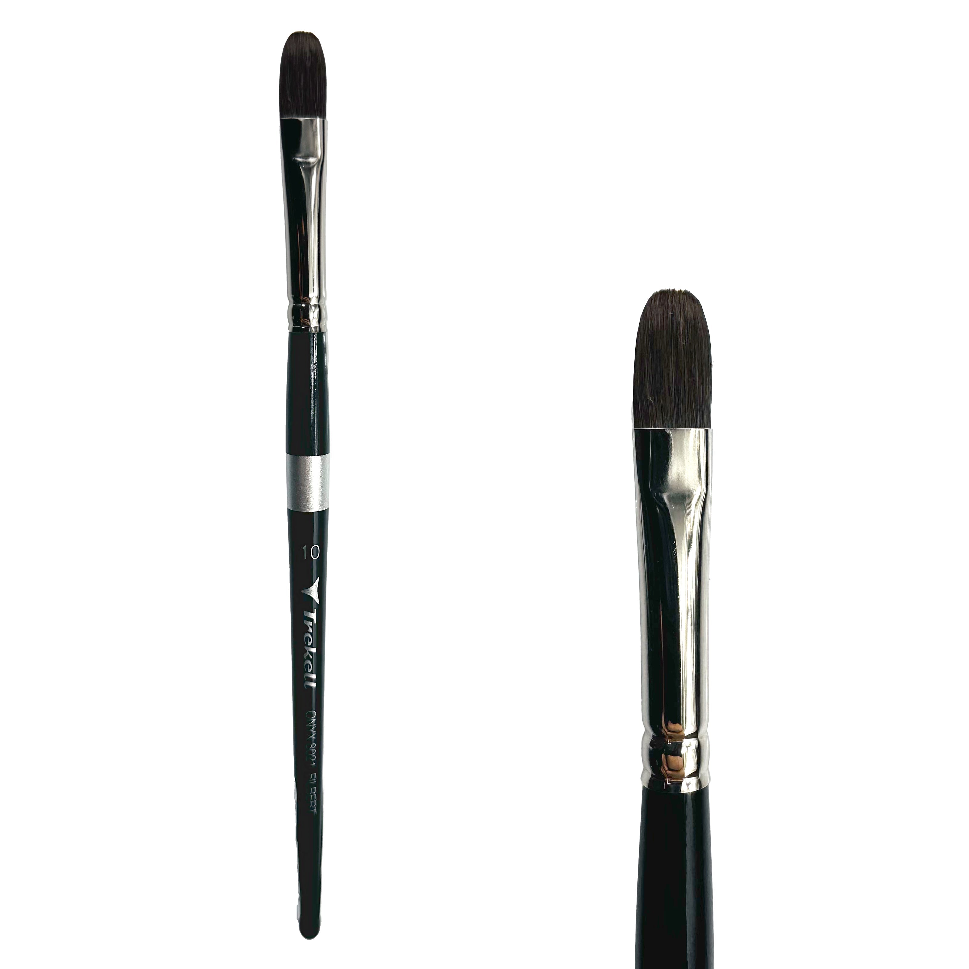 Trekell Onyx #10 Filbert Brush - Short Handle Trekell Art Supplies
