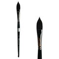Trekell Onyx 1/2" Oval Wash Brush - Short Handle Trekell Art Supplies