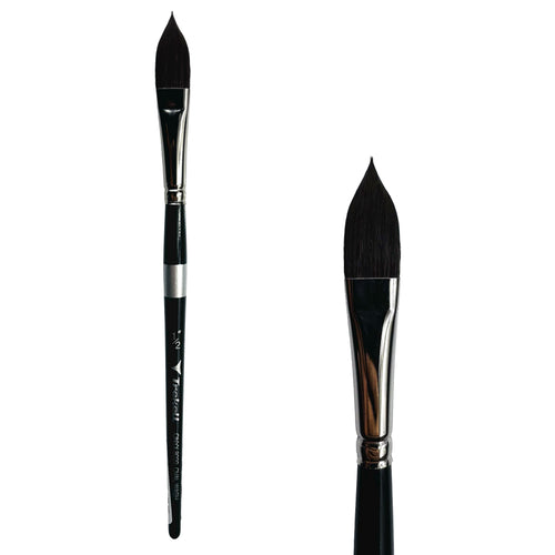 Trekell Onyx 1/2" Oval Wash Brush - Short Handle Trekell Art Supplies