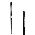 Trekell Onyx 1/4" Oval Wash Brush - Short Handle Trekell Art Supplies