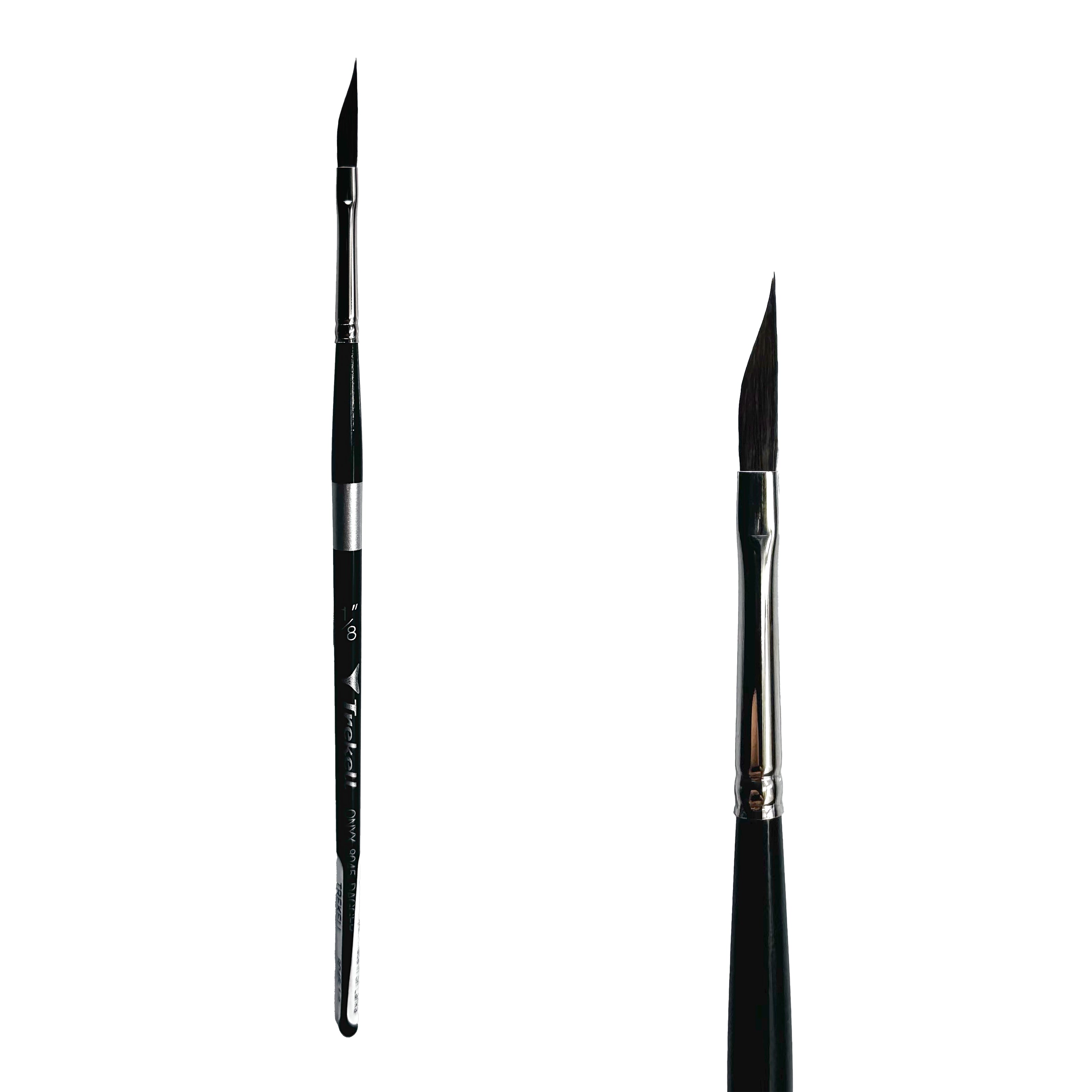 Trekell Onyx 1/8" Dagger Brush - Short Handle Trekell Art Supplies