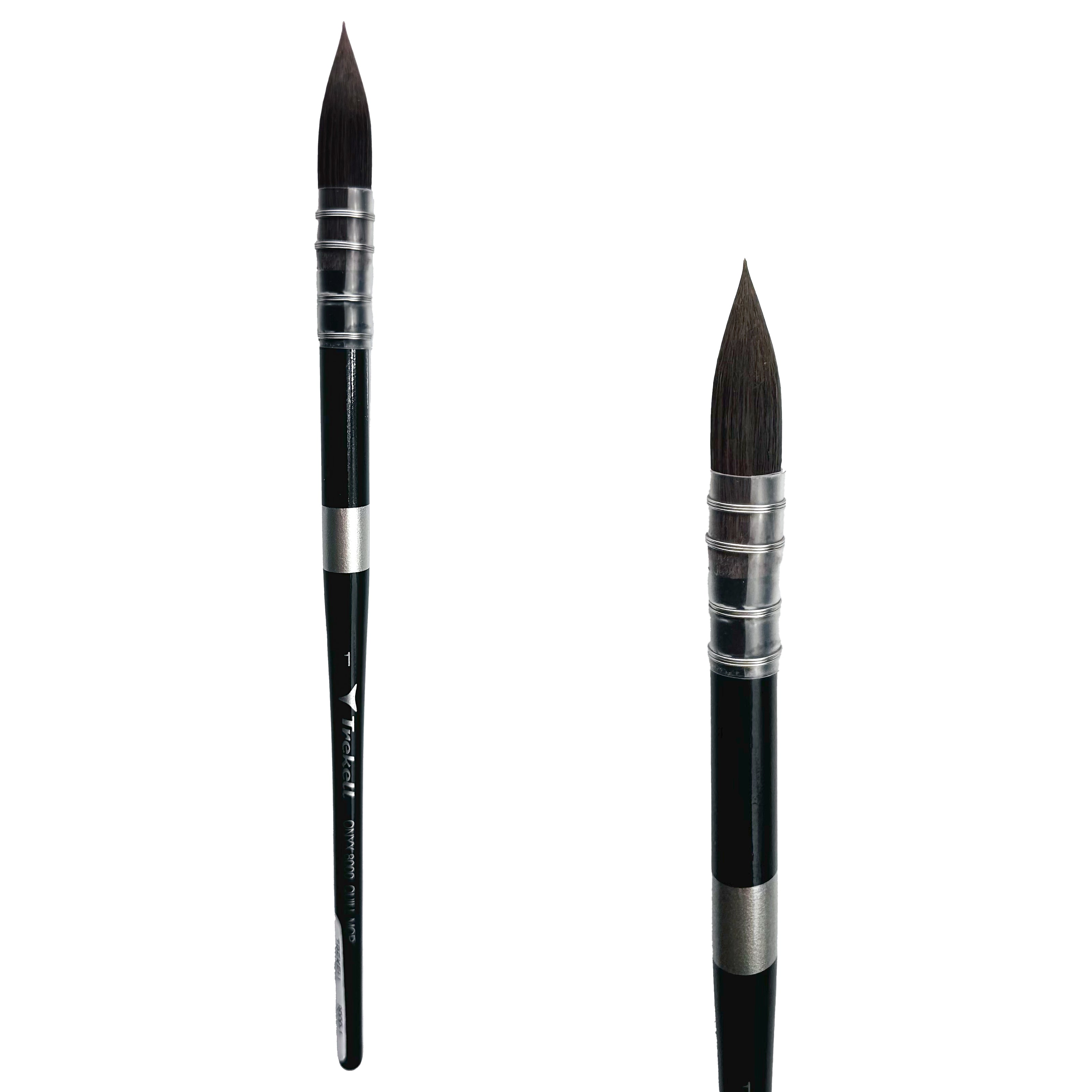 Trekell Onyx #1 Quill Mop Brush - Short Handle Trekell Art Supplies