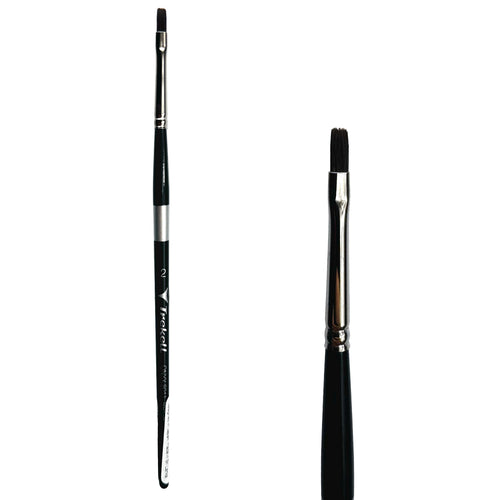 Trekell Onyx #2 Bright Brush - Short Handle Trekell Art Supplies