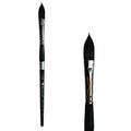 Trekell Onyx 3/8" Oval Wash Brush - Short Handle Trekell Art Supplies