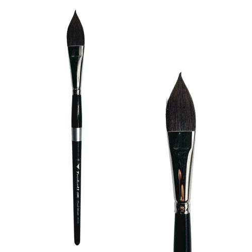 Trekell Onyx 5/8" Oval Wash Brush - Short Handle Trekell Art Supplies