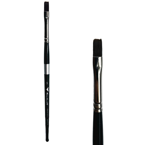 Trekell Onyx #6 Bright Brush - Short Handle Trekell Art Supplies