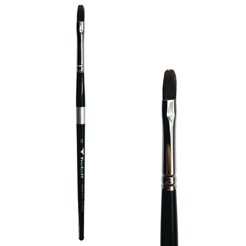 Trekell Onyx #6 Filbert Brush - Short Handle Trekell Art Supplies
