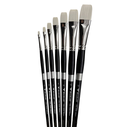 Trekell Opal Complete Bright Brush Set - Long Handle Trekell Art Supplies