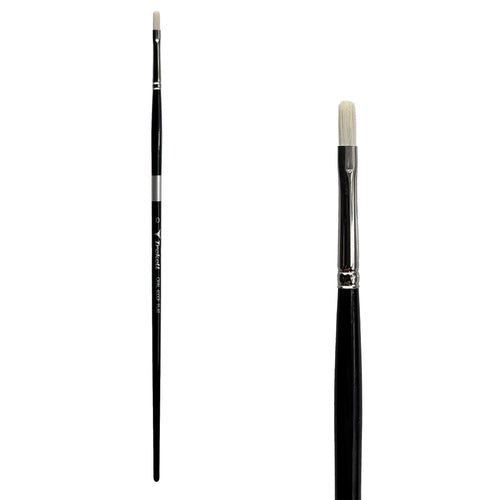 Trekell Opal #0 Flat Brush - Long Handle Trekell Art Supplies