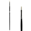 Trekell Opal #0 Long Flat Brush - Long Handle Trekell Art Supplies