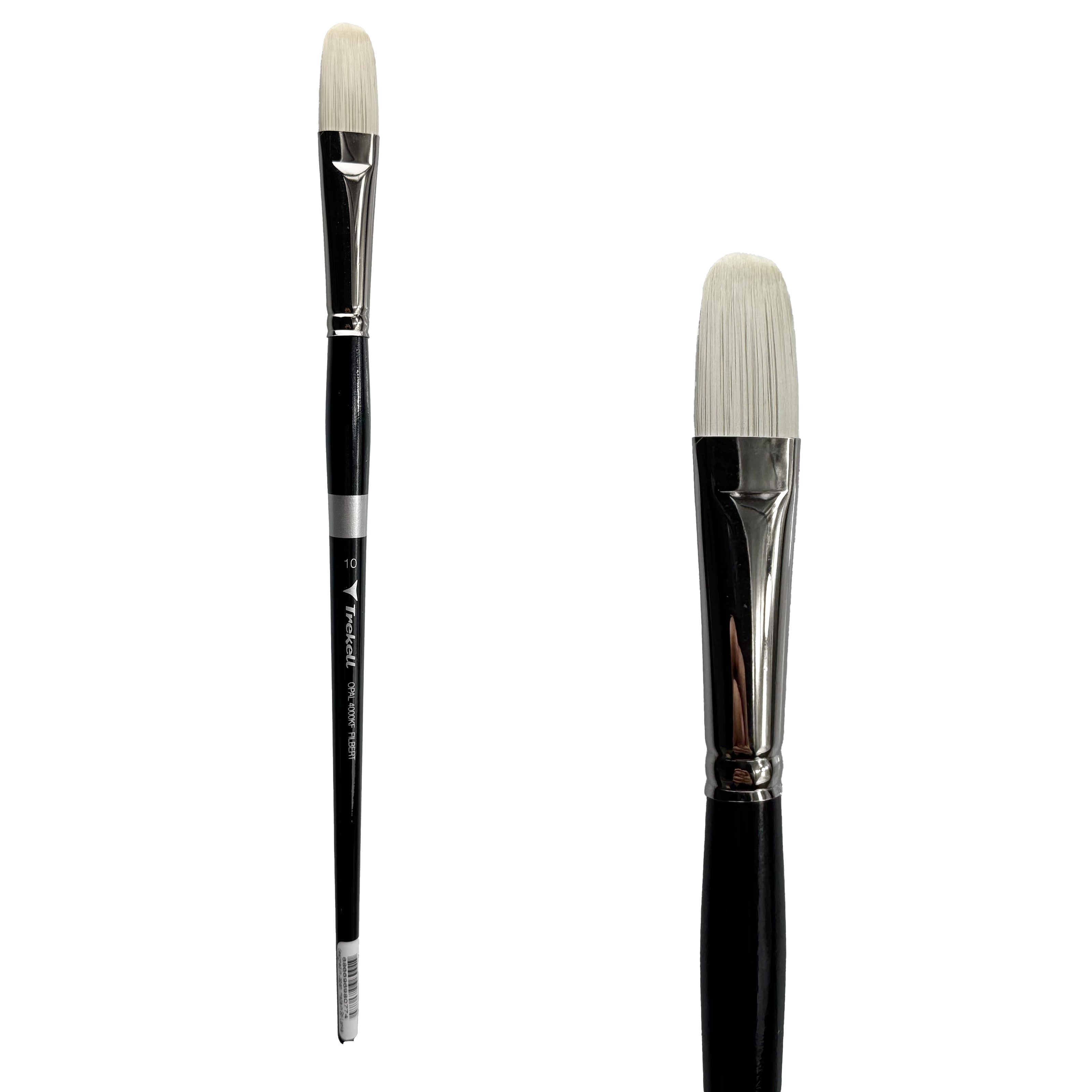 Trekell Opal #10 Filbert Brush - Long Handle Trekell Art Supplies
