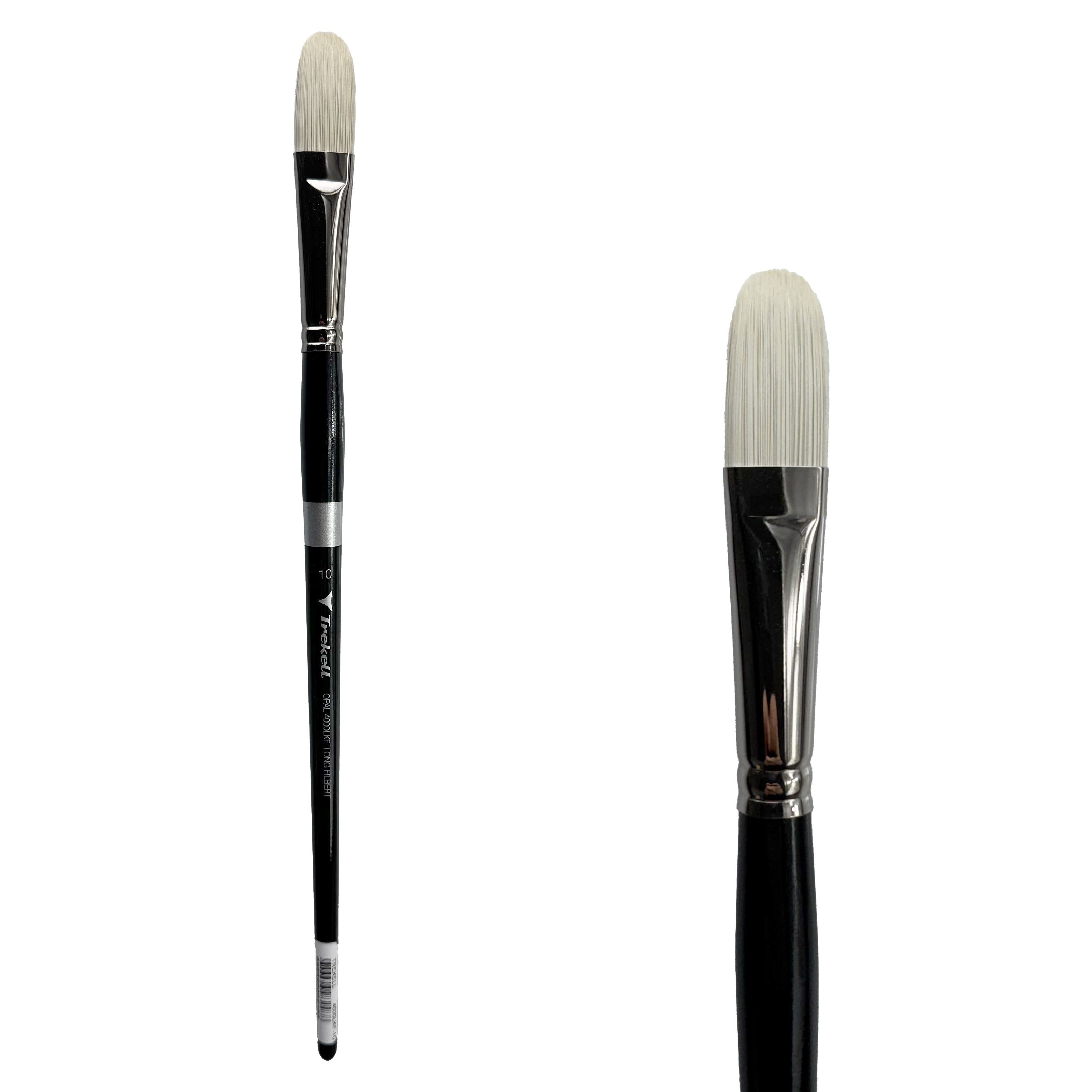 Trekell Opal #10 Long Filbert Brush - Long Handle Trekell Art Supplies