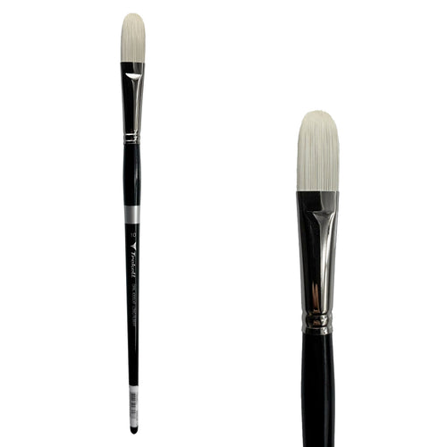 Trekell Opal #10 Long Filbert Brush - Long Handle Trekell Art Supplies