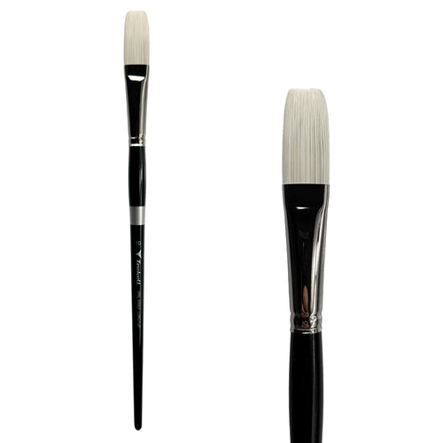 Trekell Opal #10 Long Flat Brush - Long Handle Trekell Art Supplies