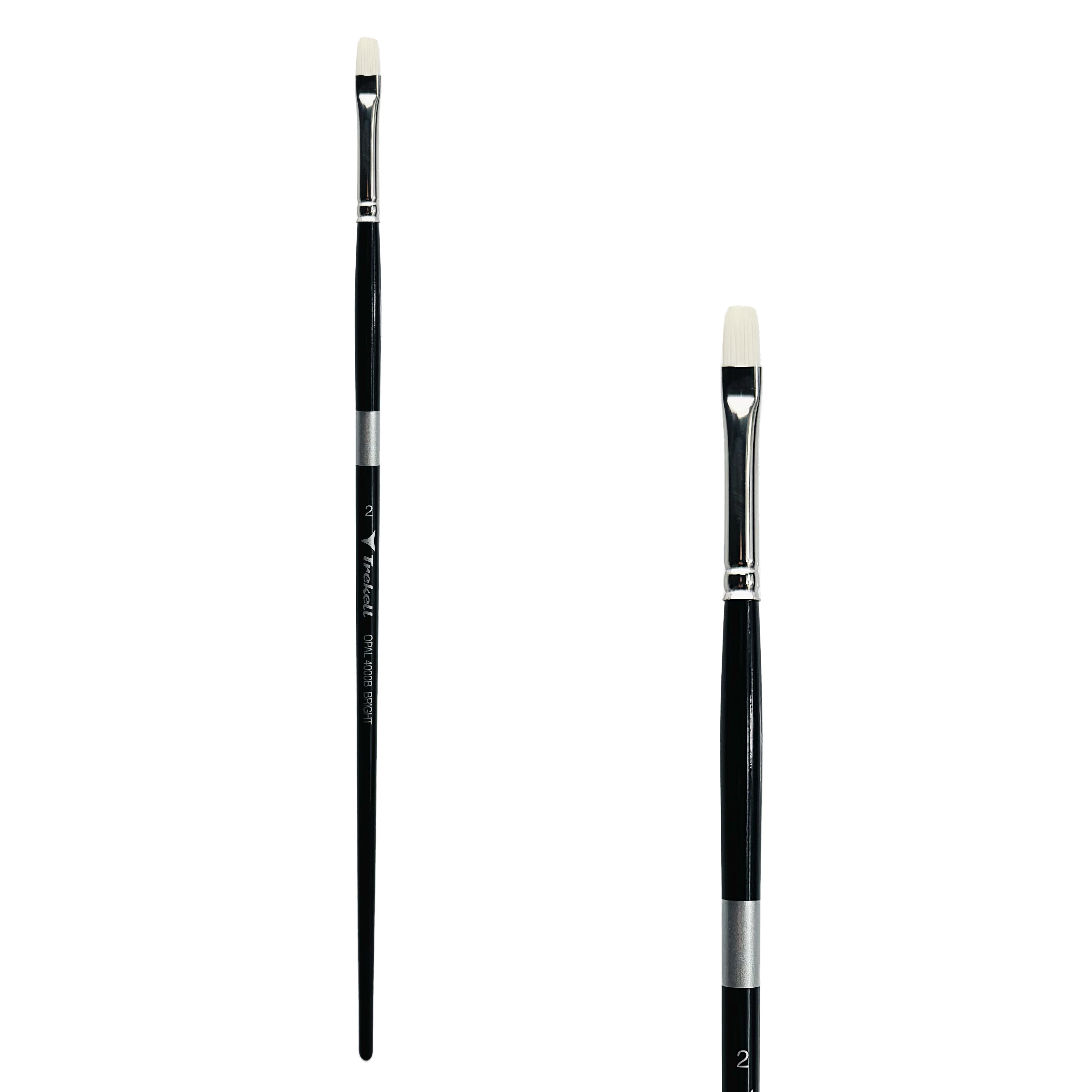 Trekell Opal #2 Bright Brush - Long Handle Trekell Art Supplies