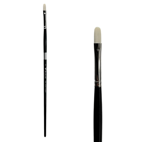 Trekell Opal #2 Filbert Brush - Long Handle Trekell Art Supplies