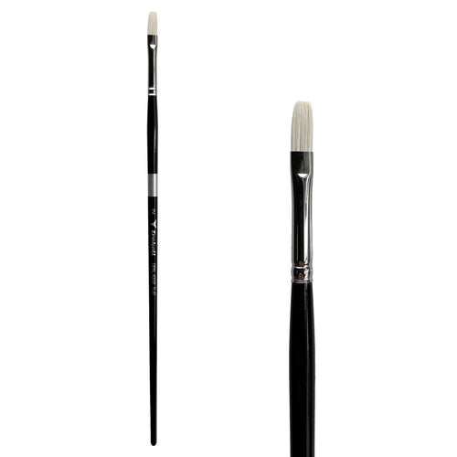 Trekell Opal #2 Flat Brush - Long Handle Trekell Art Supplies