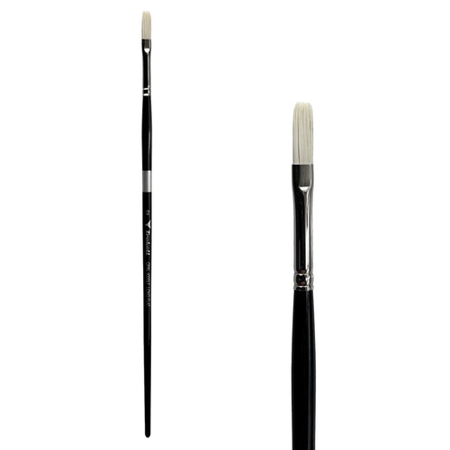 Trekell Opal #2 Long Flat Brush - Long Handle Trekell Art Supplies