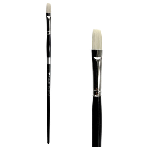 Trekell Opal #4 Flat Brush - Long Handle Trekell Art Supplies
